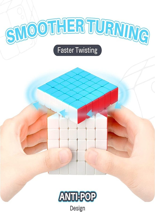 AUTHFORT Original Stickerless 7x7 Magic Cube, Fast and Smooth Speed Cube for Kids & Adult - Image 4